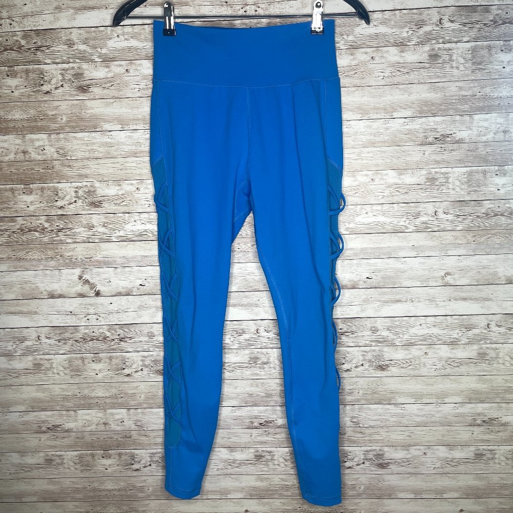 Buffbunny XL Blue Indigo Cross my Heart Legging